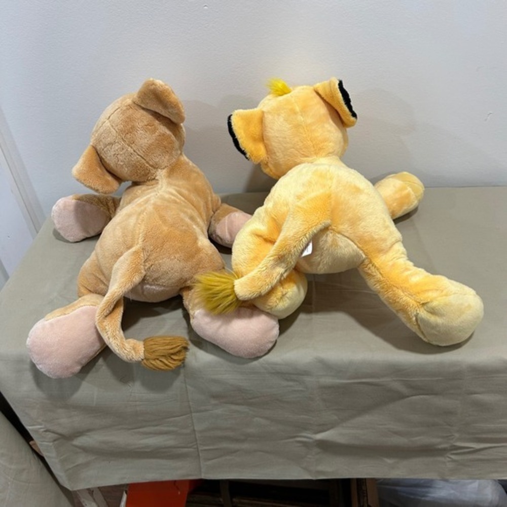Simba and Nala plush set of 2 - Picture 2 of 9
